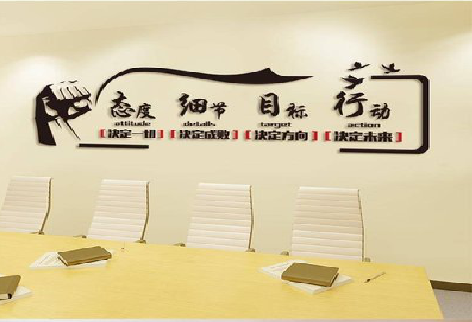 温县企业文化墙主要展示什么？