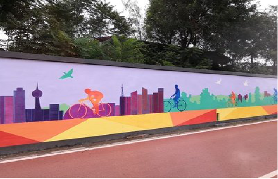 温县墙体彩绘-围墙