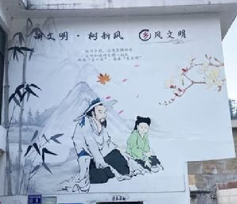 温县分享几个墙绘保养知识。