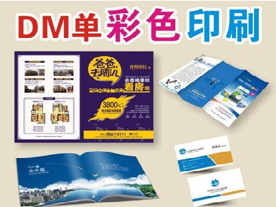 温县单页印刷，色彩搭配简单。